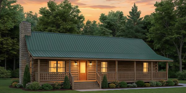Mountain State Log Homes-Log Ranch Style