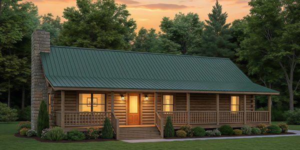 Mountain State Log Homes-Log Ranch Style