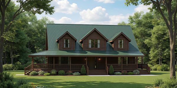 Mountain State Log Homes-Log Two Story