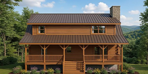 Mountain State Log Homes-Loft