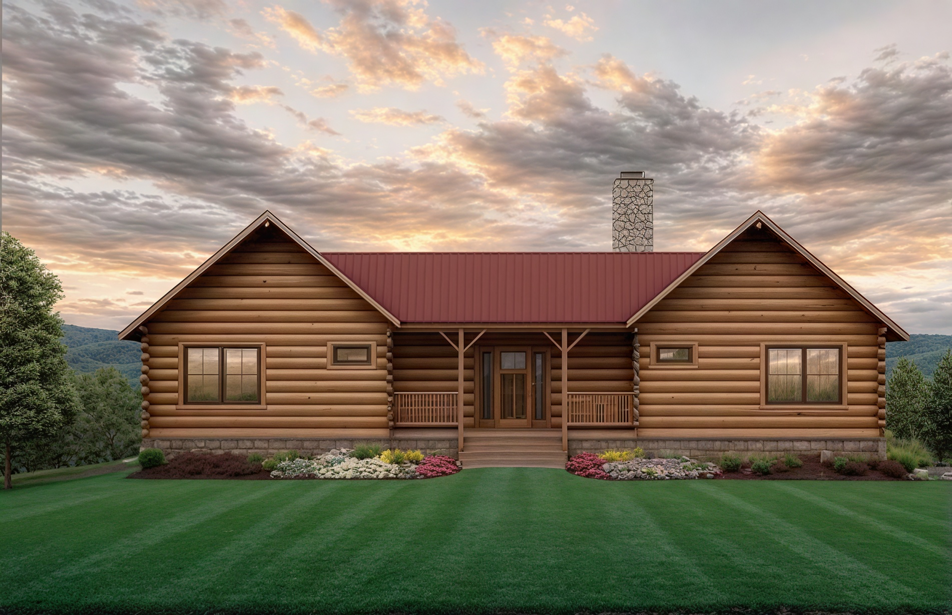 Mountain State Log Homes-Ranch