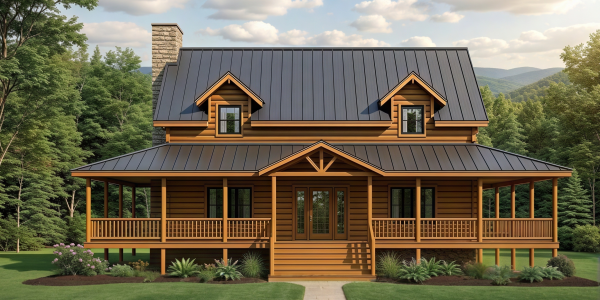 Mountain State Log Homes-Loft-Two-Story