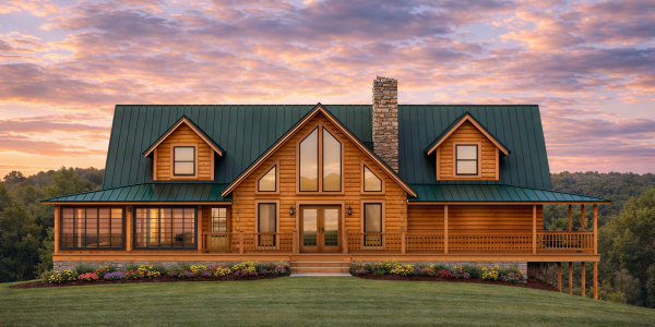 Mountain State Log Homes-Loft/Two-Story