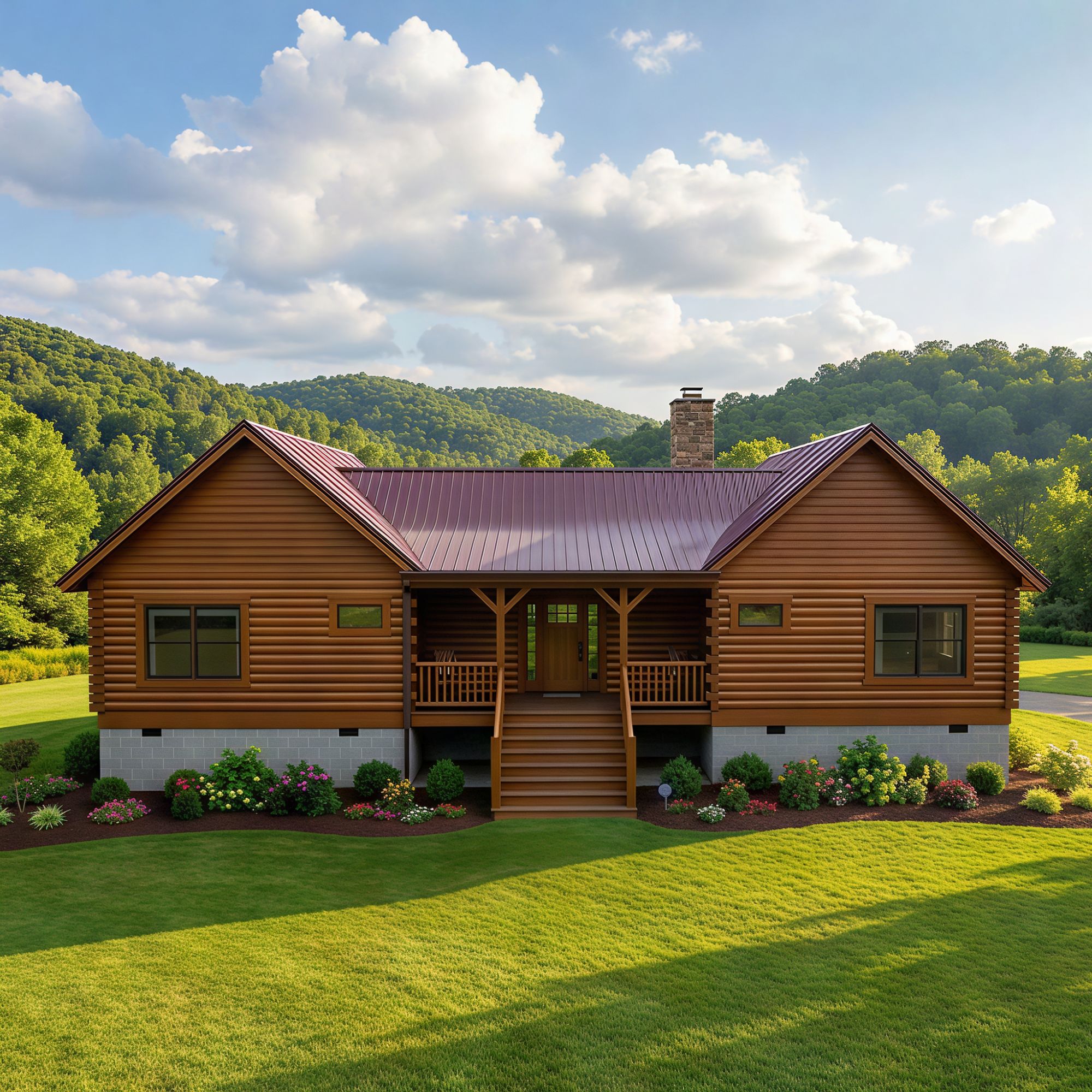 Mountain State Log Homes-Ranch