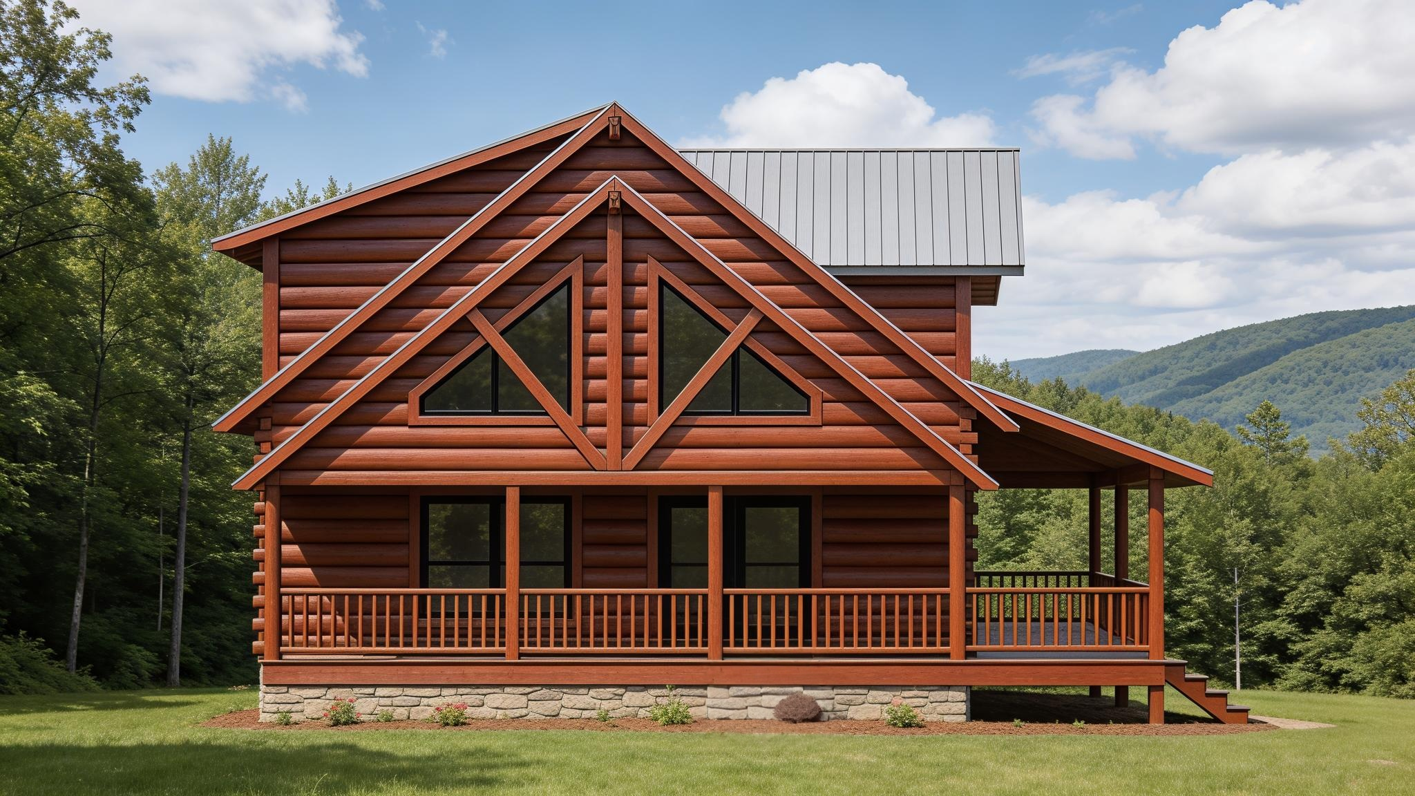 Mountain State Log Homes-Loft
