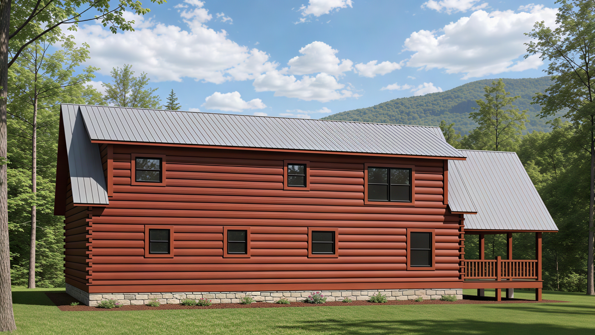 Mountain State Log Homes-Loft