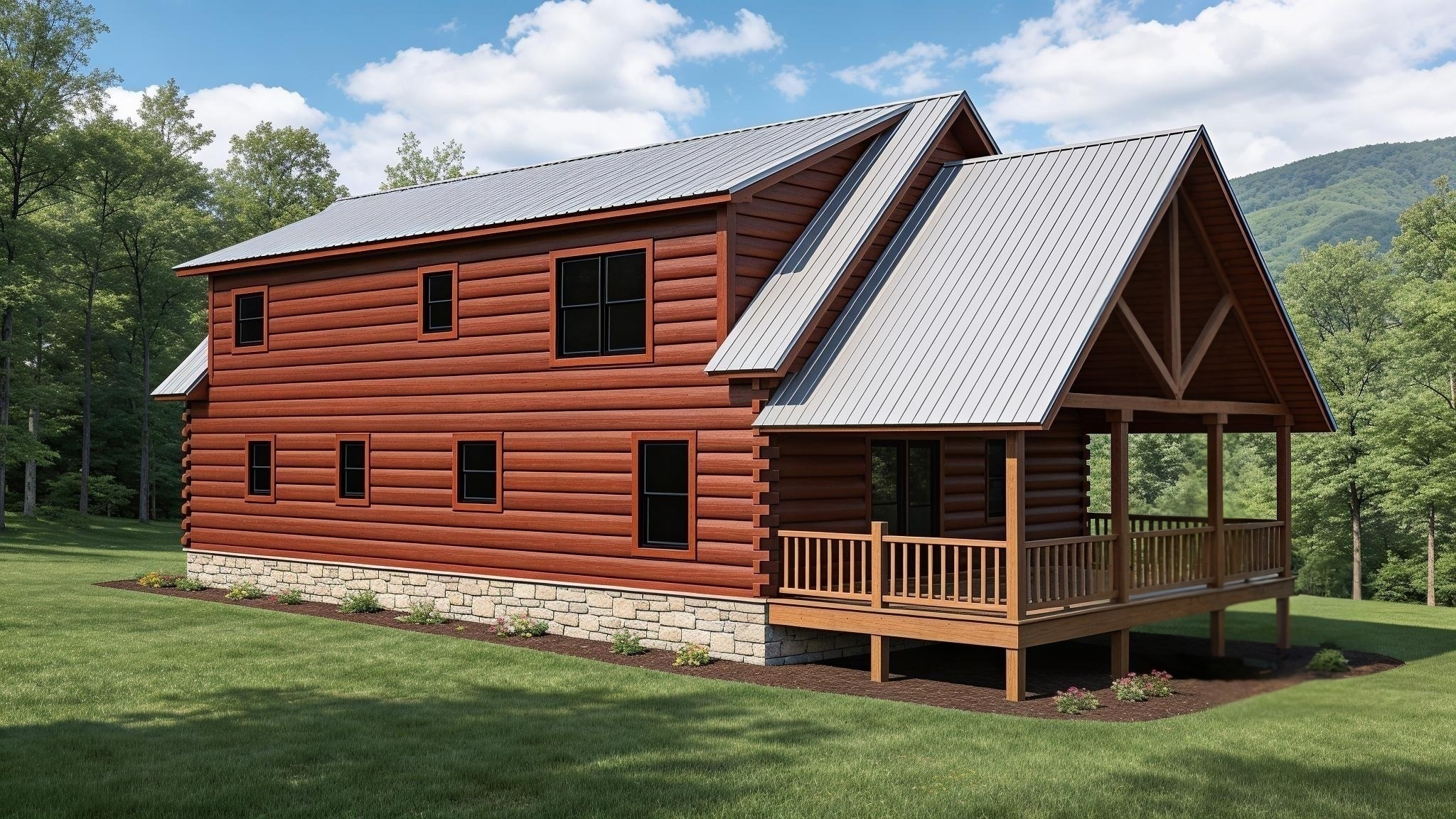 Mountain State Log Homes-Loft