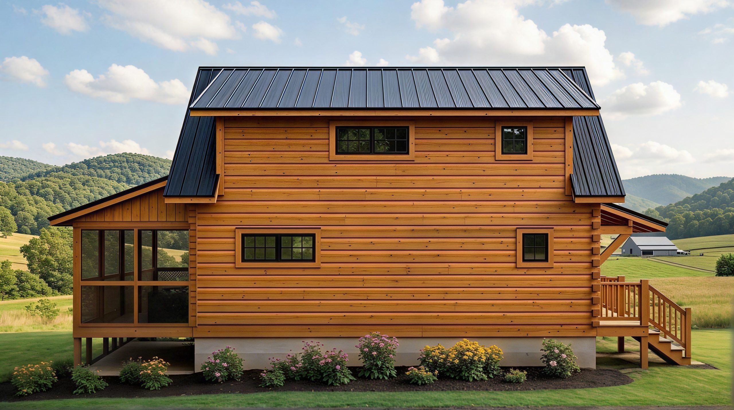 Mountain State Log Homes-Loft/Two-Story