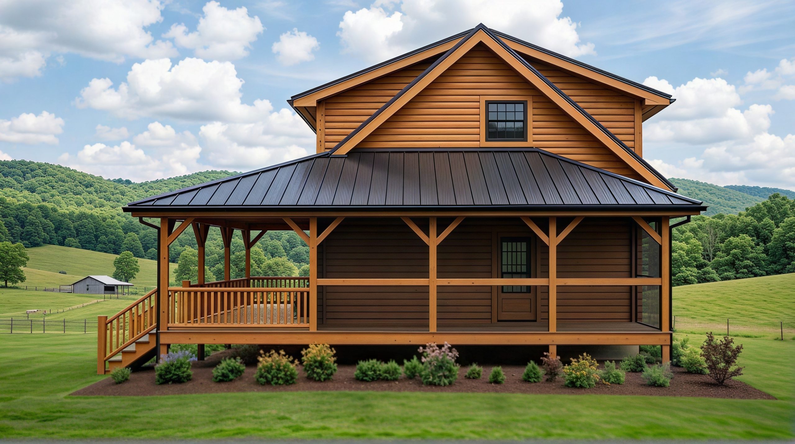 Mountain State Log Homes-Loft/Two-Story