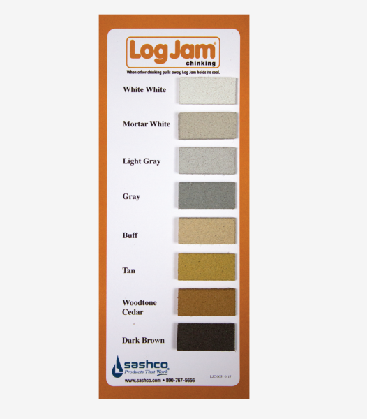 Log Jam - Textured Chinking for Log Homes